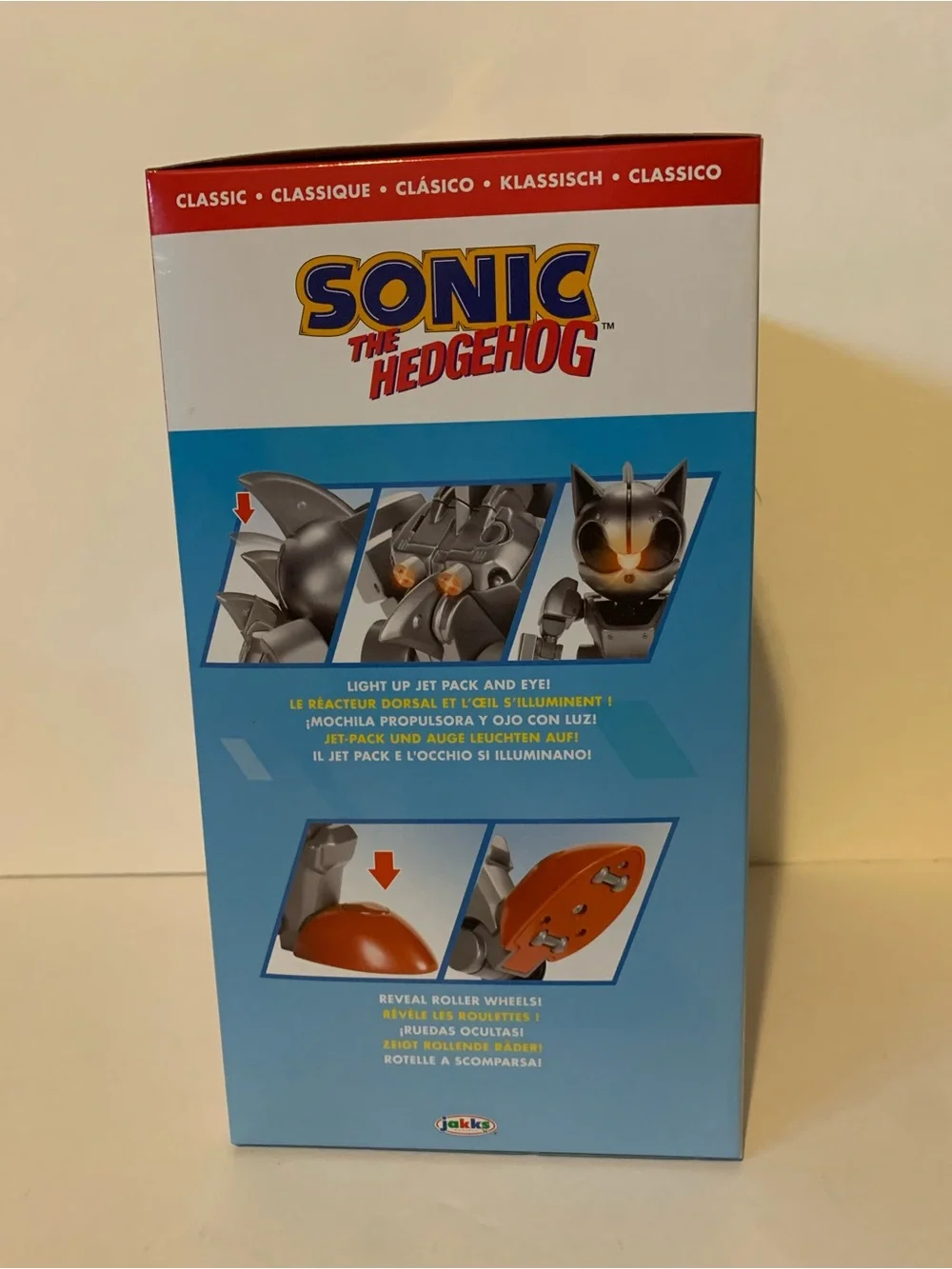 NIB. SONIC Giant Mecha Sonic vs. Sonic Action Figure